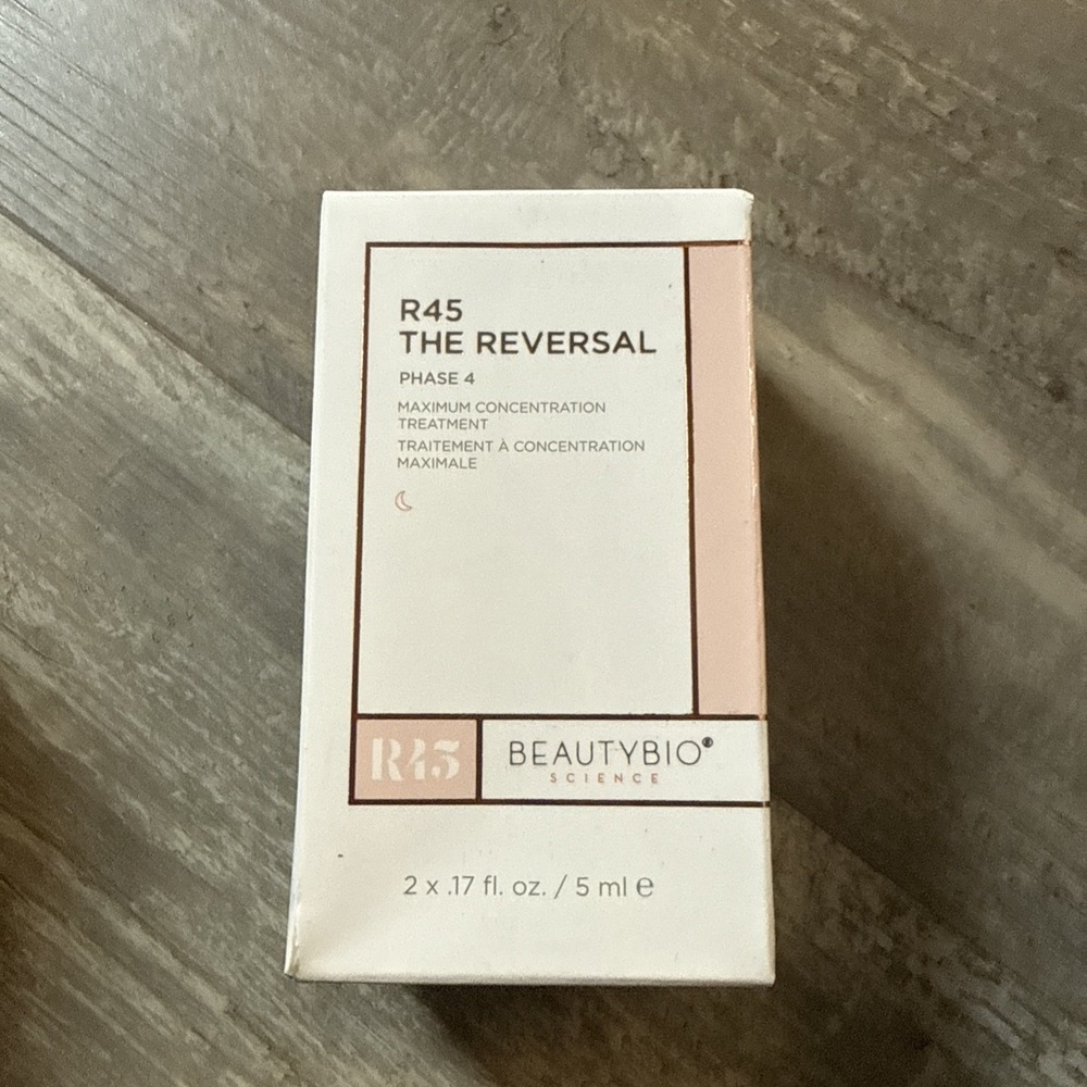 Beauty Bio R45 The Reversal Phase 4 Maximum Concentration 2 x .17 oz  NEW IN BOX